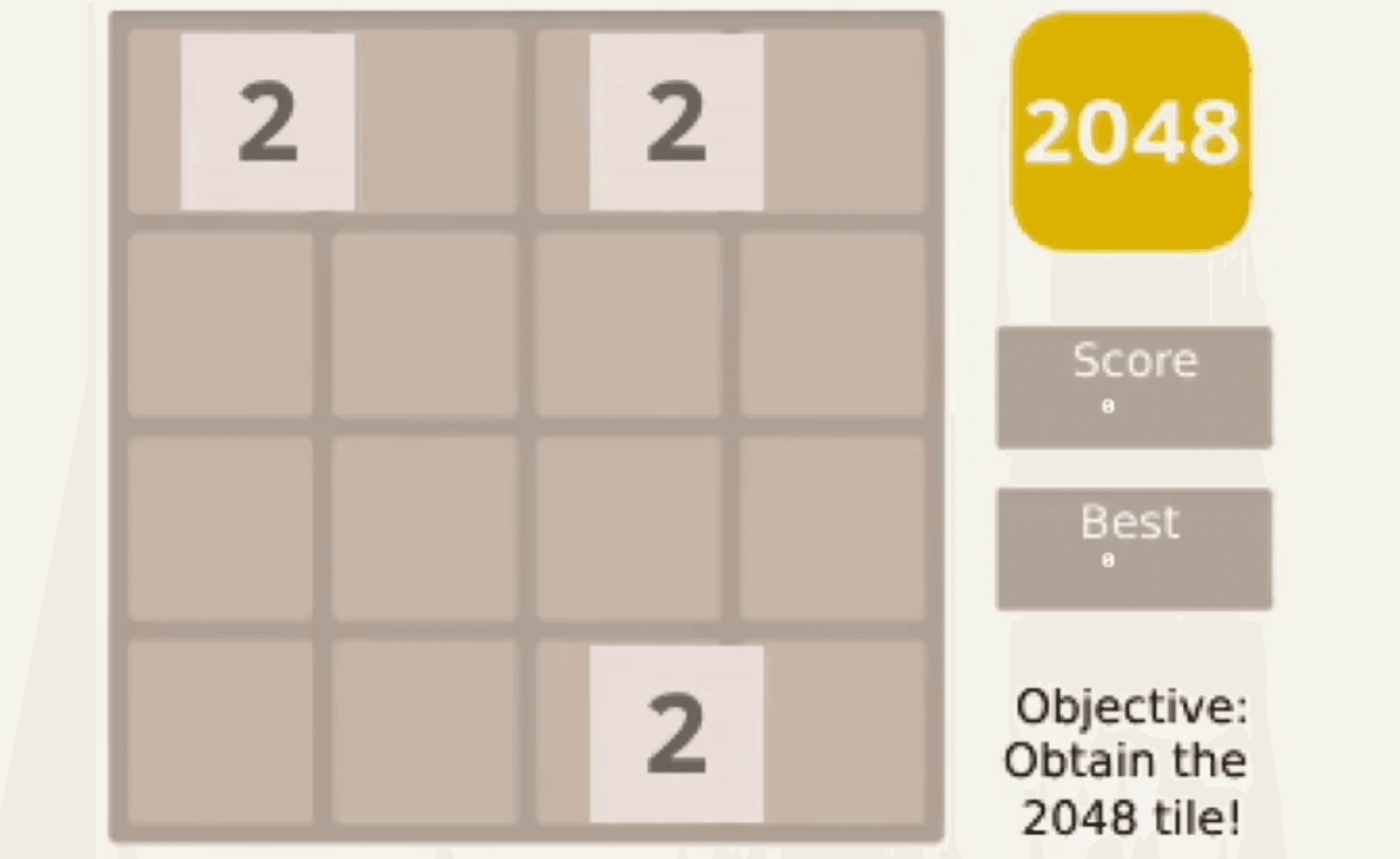 2048 Gameplay